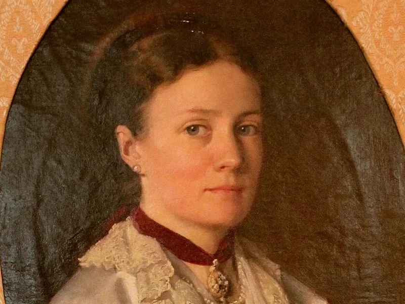 1873-Frans Kops - Ritratto di una giovane ragazza